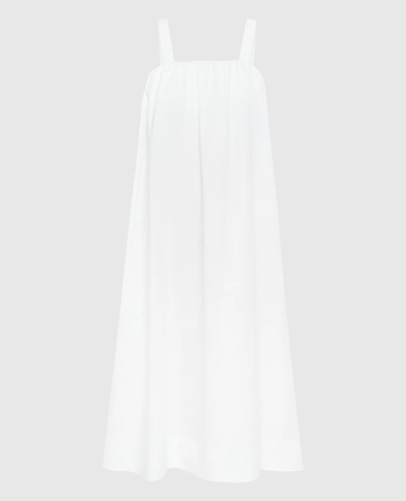 Solotre Abito bianco con drappeggio M1B0171